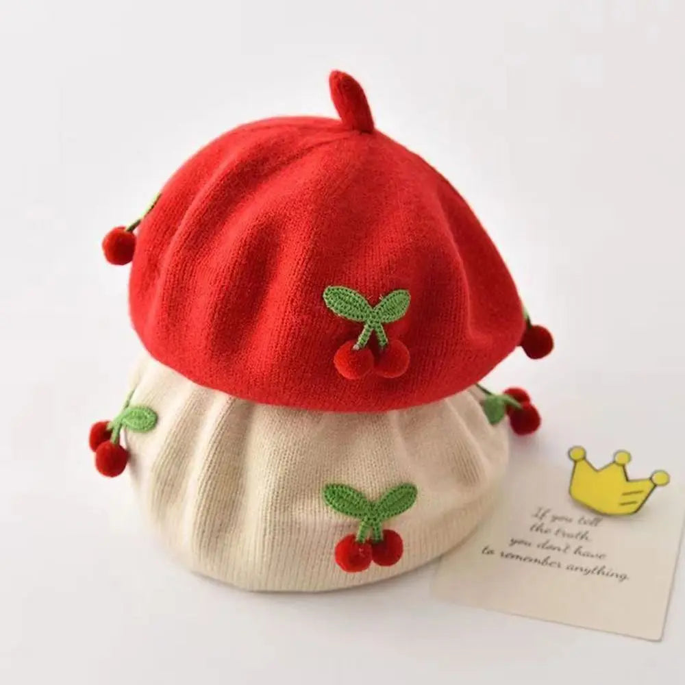 Baby Knit Beret - Flat Painter Cap for Infants and Toddlers
