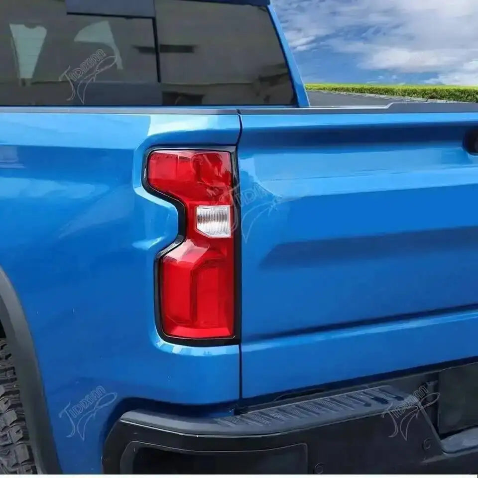 JIDIXIAN Car Rear Tail Light Lamp Taillight Decoration Cover for Chevrolet Silverado 2019 2020 2021 2022 2023 2024 2025 2026