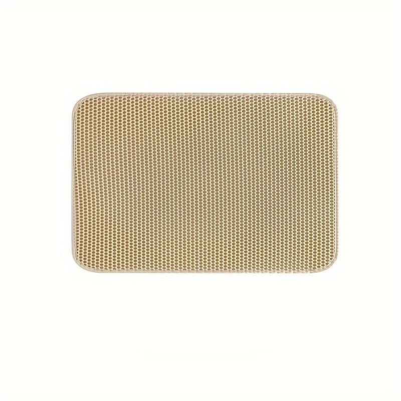 Pet Cat Litter Mat Waterproof Double Layer Cat Litter Trapping Pet Litter Box Mat Clean Pad Products For Cats Accessories