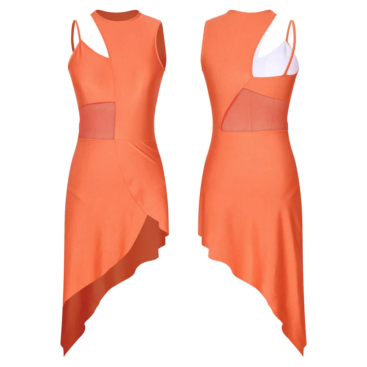 Women's sleeveless ballet lyrical dance dress