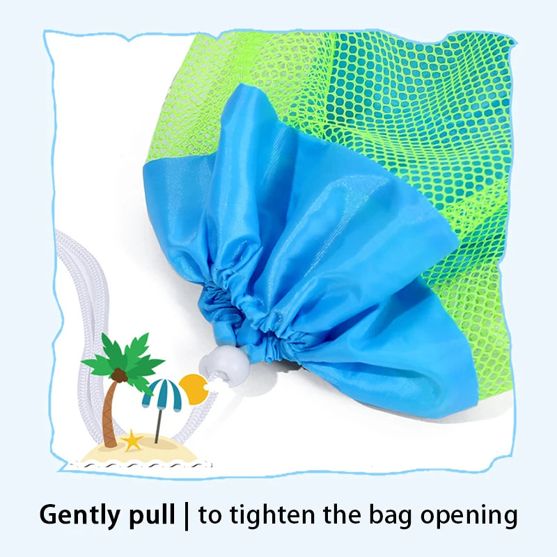 Outdoor Beach Bag Beach Toy Storage Bag Swimming Suit And Miscellaneous Storage Bag Shoulder Carrying Storage Bag Tourist Beach