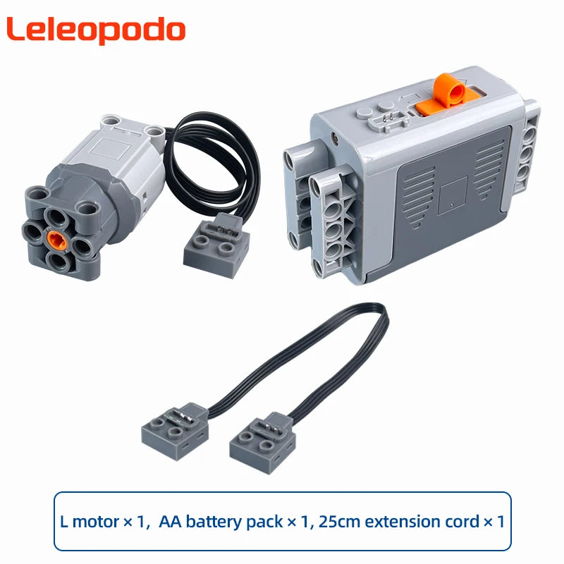MOC Power Functions Enhanced Version M L XL Servo Red Motor Technical Part Building Block Toy Accessories Compatible with Brand