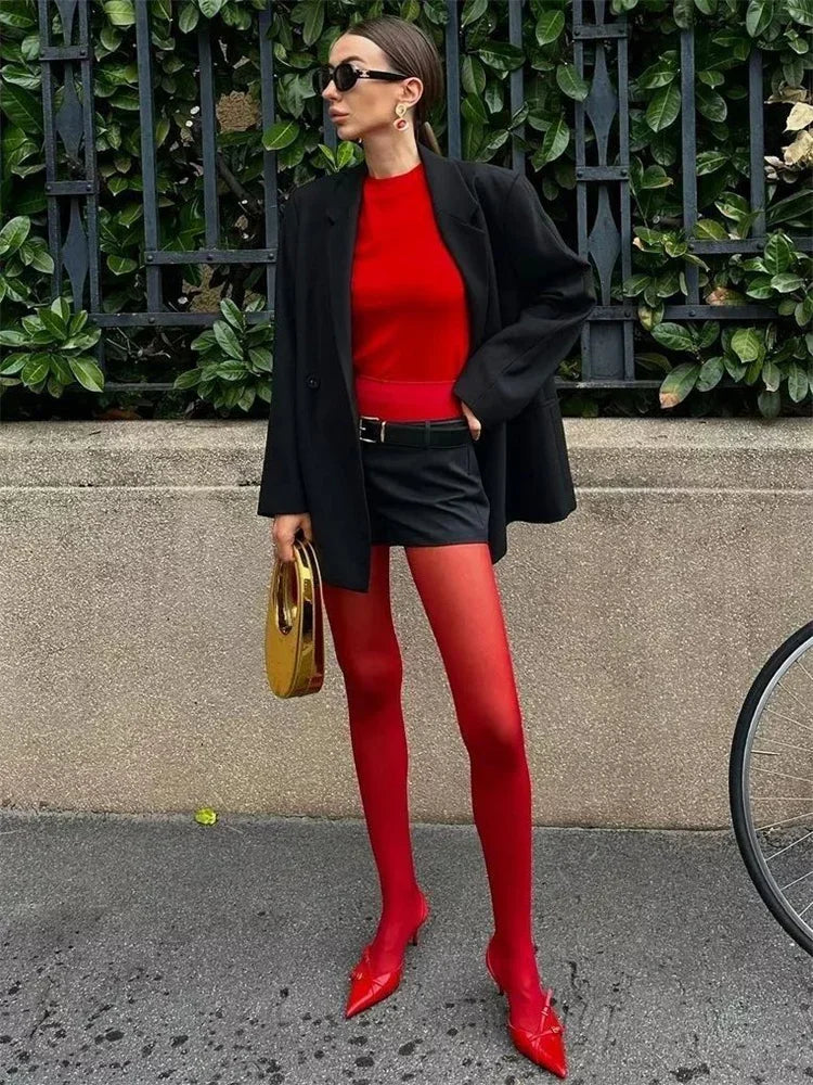 Women's Stretch Tights in Many Colors, One Size