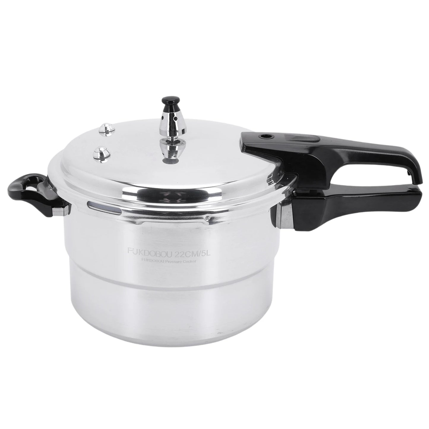 Large Aluminum Pressure Cooker with Steaming Plate - Fast Cooking