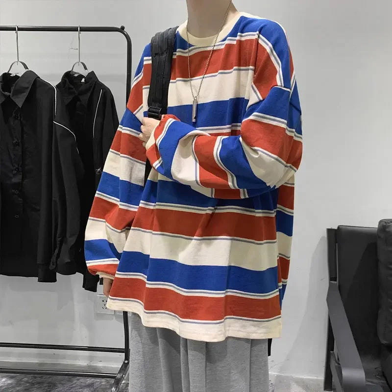 Women T shirts four seasons Woman clothing Y2k Top Sweatshirt 2026 korean Fashion Long Sleeves Tee Loose Couple Graphic T-shirt