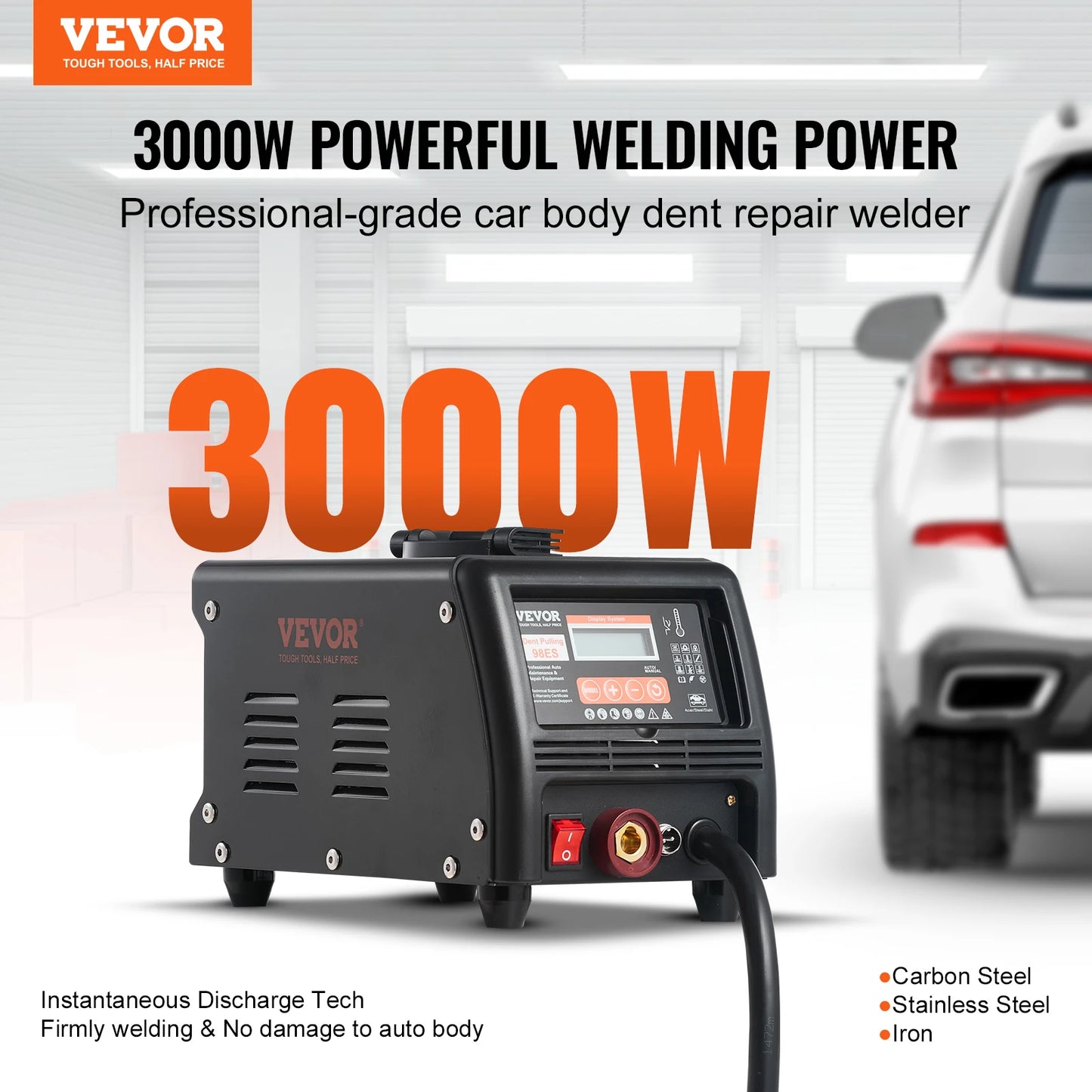 SucceBuy Stud Welder Dent Repair Kit 3KW Spot Welder Dent Puller Auto Body Spot Welding Dent Puller Machine for Car Dent Repair
