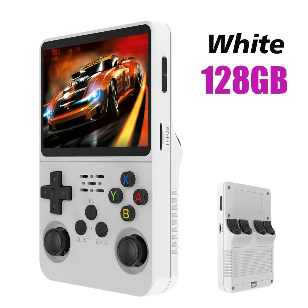 BOYHOM NEW R36S Retro Video Game Console Linux System 3.5 Inch IPS Screen Portable Pocket Player 64GB 128G Games best Boys gifts