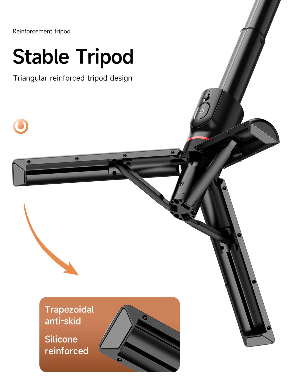 KEELEAD Magnetic Selfie Stick with Bluetooth Remote Magsafe Cellphone Tripod Stand for iPhone 14 13 12 Pro Max Vertical Shooting