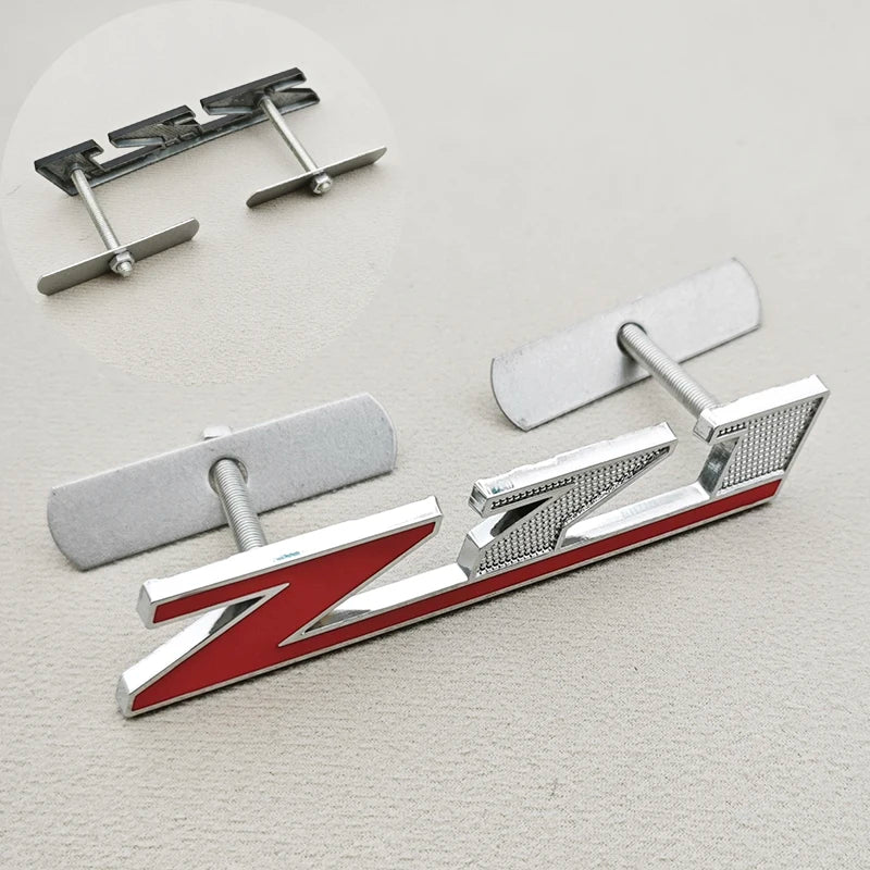 3D Metal Logo Z71 Emblem Car Front Grille Badge Trunk Sticker For Chevrolet Tahoe Colorado Cheyenne Chevy Silverado Accessories