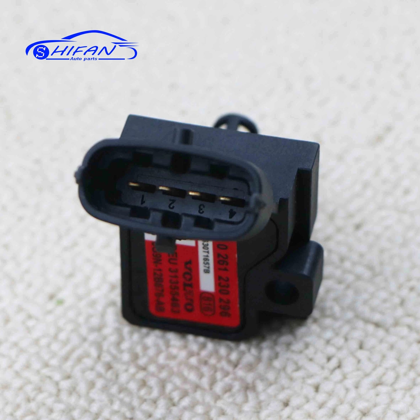 31355463 Turbocharger Boost Pressure Sensor In Intercooler For Volvo C30 S40 S60 T5 2005-2009 V70 R 2004-2007 XC60 T6 2010-2013