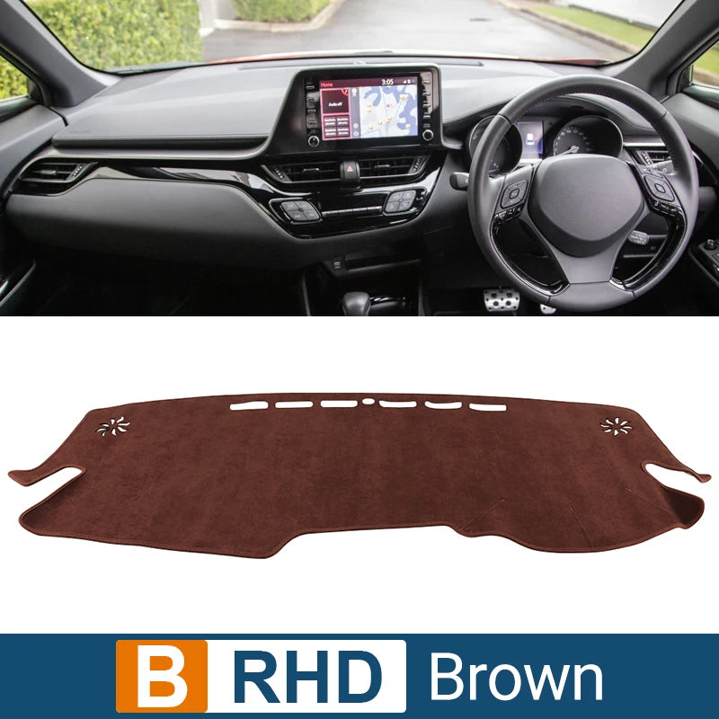 For Toyota CHR C-HR CH R 2016 2017 2018 2019 2020 2021 2022 2023 Car Dashboard Mat Sun Shade Non-Slip Pad Cover Accessories