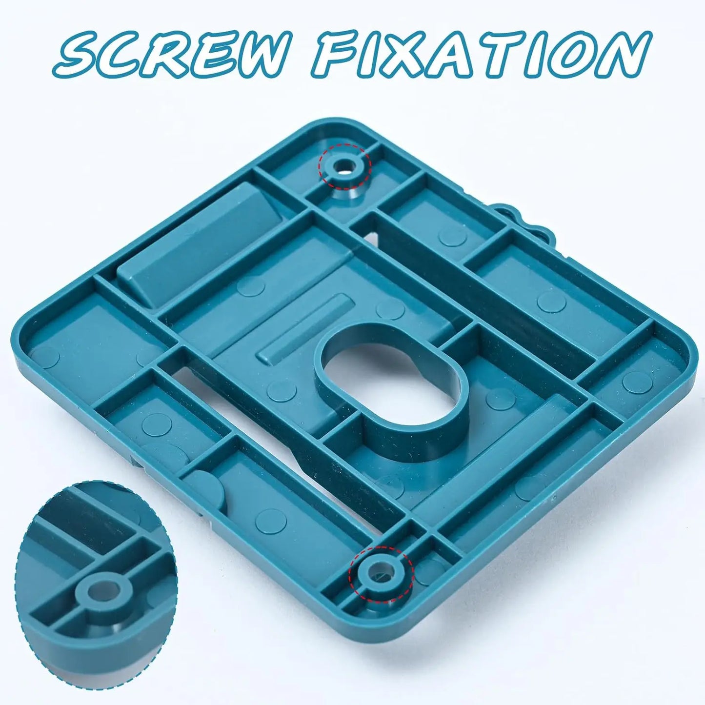 5PCS Battery Holder for Makita 18V Li-ion Battery Tools Machine Holder Storage Rack Wall Mount for BL1860 BL1850(No Battery)