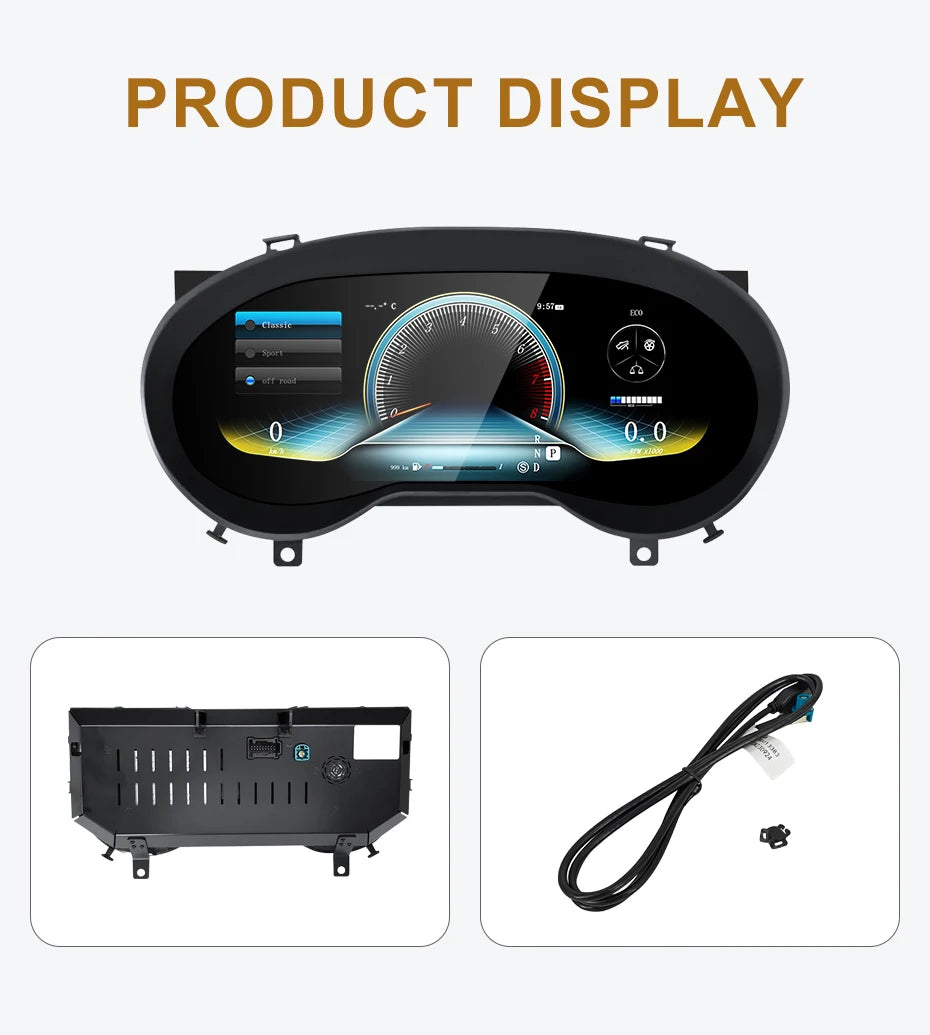 STWEI 2024 New Lcd Digital Dashboard Cluster Digital Speedometer For Mercedes Benz A Class W176 GLA CLA  C117 GLC W205 W212 W207