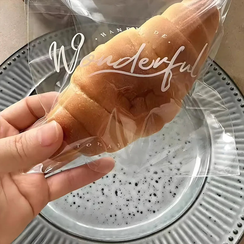 Bread Packaging Bags – Food-Grade Plastic, Self-Sealing, Non-Stick for Home & Bakeries