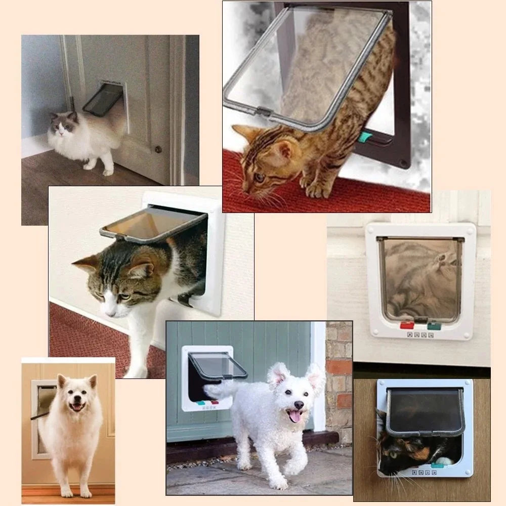 Two-Way Cat Flap Door - Scratch-Resistant Easy-Fit Pet Door – photo 2