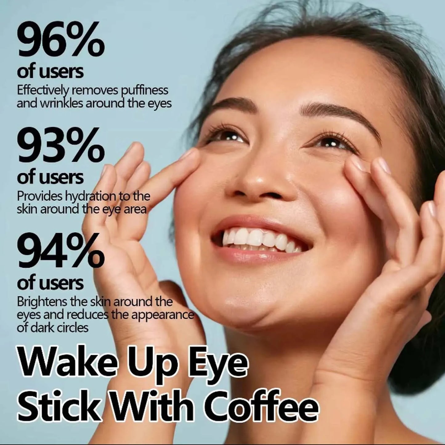 Hoygi Snail Essence & Collagen Eye Cream Stick 3g – Anti Dark Circles, Fine Lines, Puffiness & Eye Bags | Retinol & Niacinamide | CPNP Certified