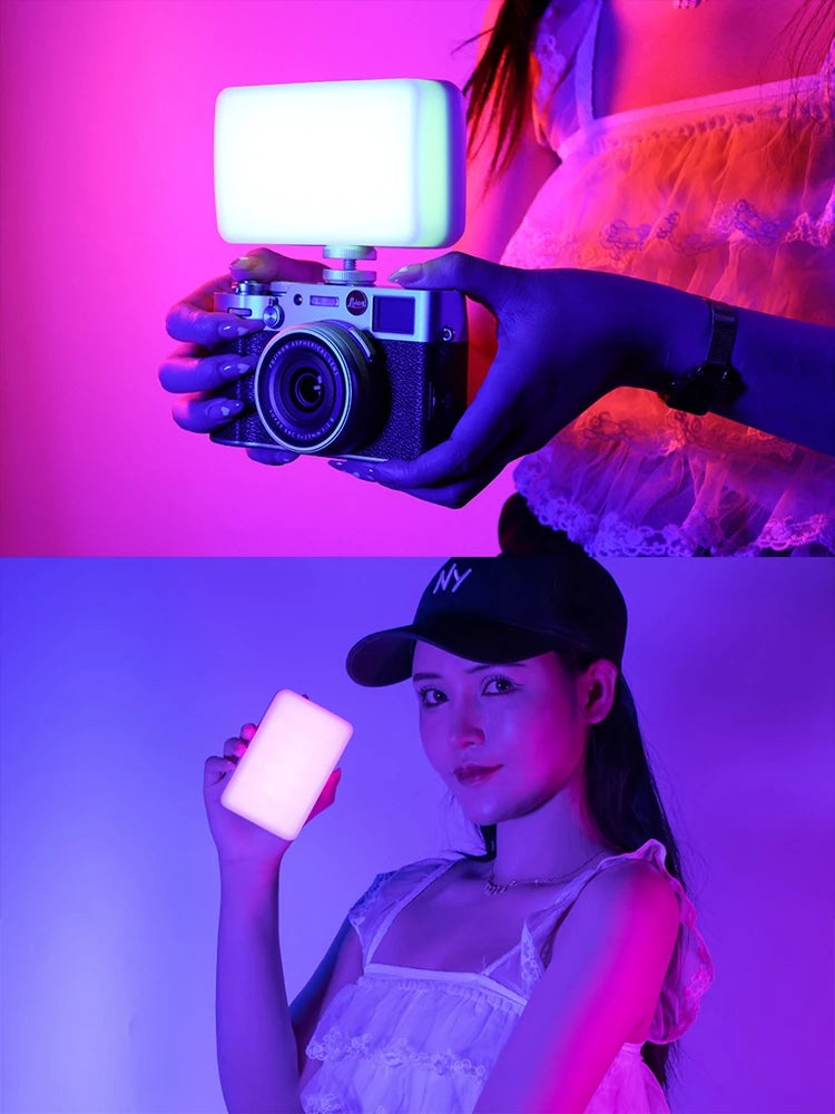 Ulanzi VL120 RGB Camera Phone Video Light Selfie Fill Light Portable 3100mAh Photography Lighting for Smartphone Vlog Tiktok