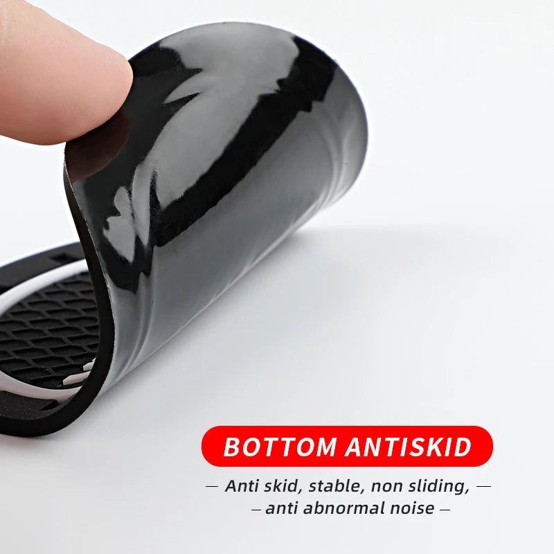 2PCS Silicone Car Cup Holder Mat Anti-Slip Coaster Pad for Toyota Yaris Accessories
