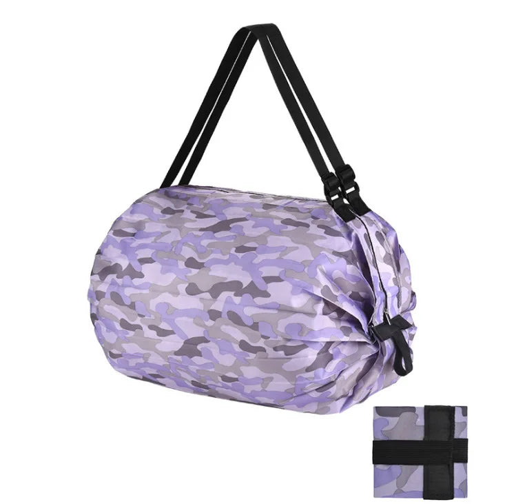 New Foldable Storage Bag Portable Travel Camouflage Handbags Large Capacity With Handle Japen Shopping Bag