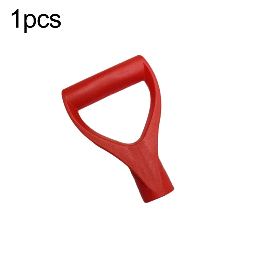 1/2Pcs Shovel Handle D Shaped Grip Plastic Shovel Handle Replacement For Garden Shovel Grip Digging Rake Tool Red Black