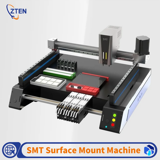 Desktop SMT Pick-and-Place Machine with Triple Vision Camera