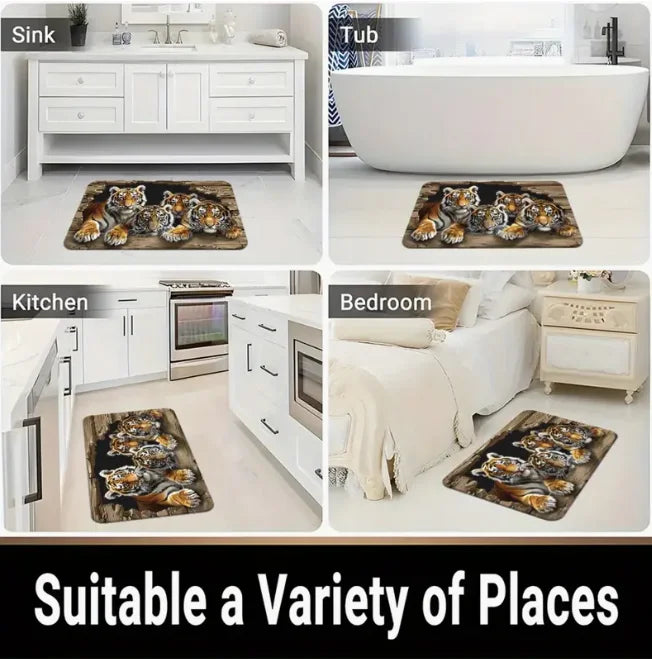 BRAINROT BOXFIGHTS Carpet Mat Rug Cartoon Shark Crocodile Plane TikTok Meme Home Decoration Fun Game Style Floor Mat Welcome Mat