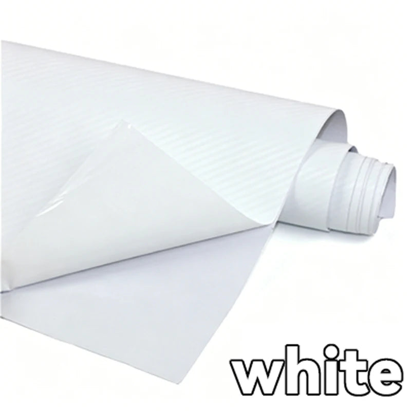 150cm Wide 3D Carbon Fiber Vinyl Film 3M Car Stickers Waterproof DIY Auto Vehicle Motorcycle Car Styling Wrap Roll Accessories