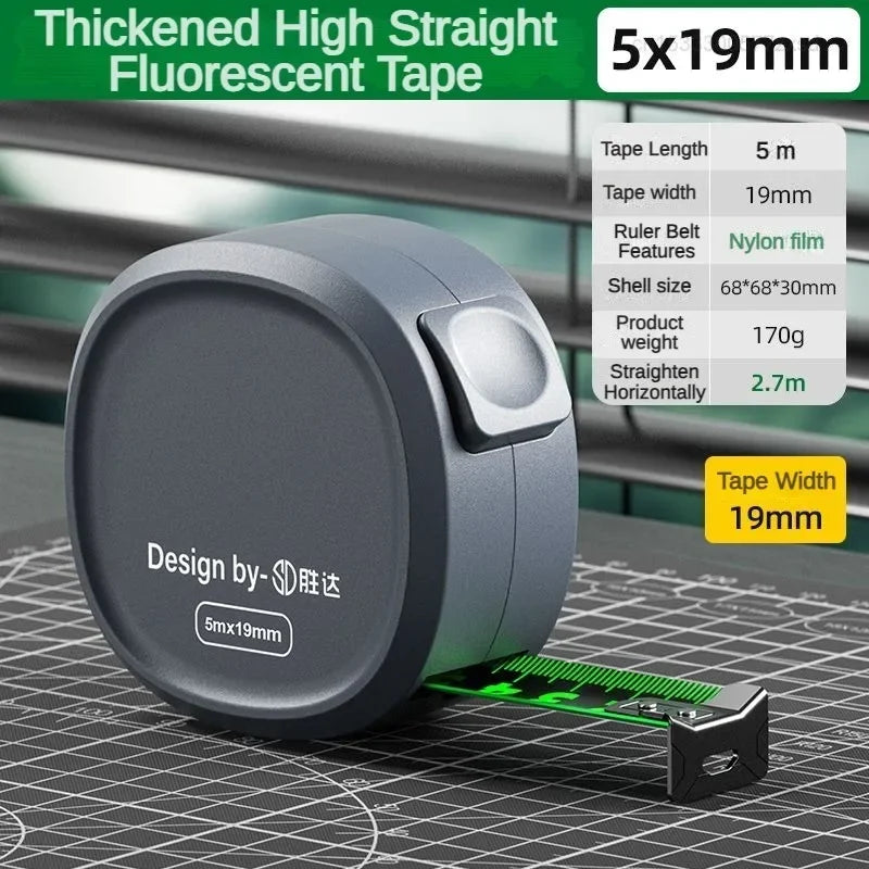 Mijia Tape Measure Self-locking Steel Tape 10m Portable Woodworking Measure Gauging Tool Retractable High Precision Meter Ruler