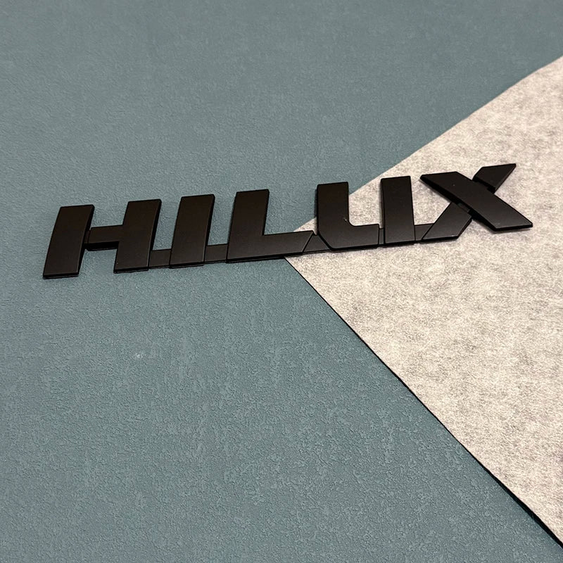 3D ABS Car Emblem Sticker for Toyota Hilux (2005-2015) & Vigo MK6 MK7 3.0 D4D - Trunk Letter Decal Badge Accessories