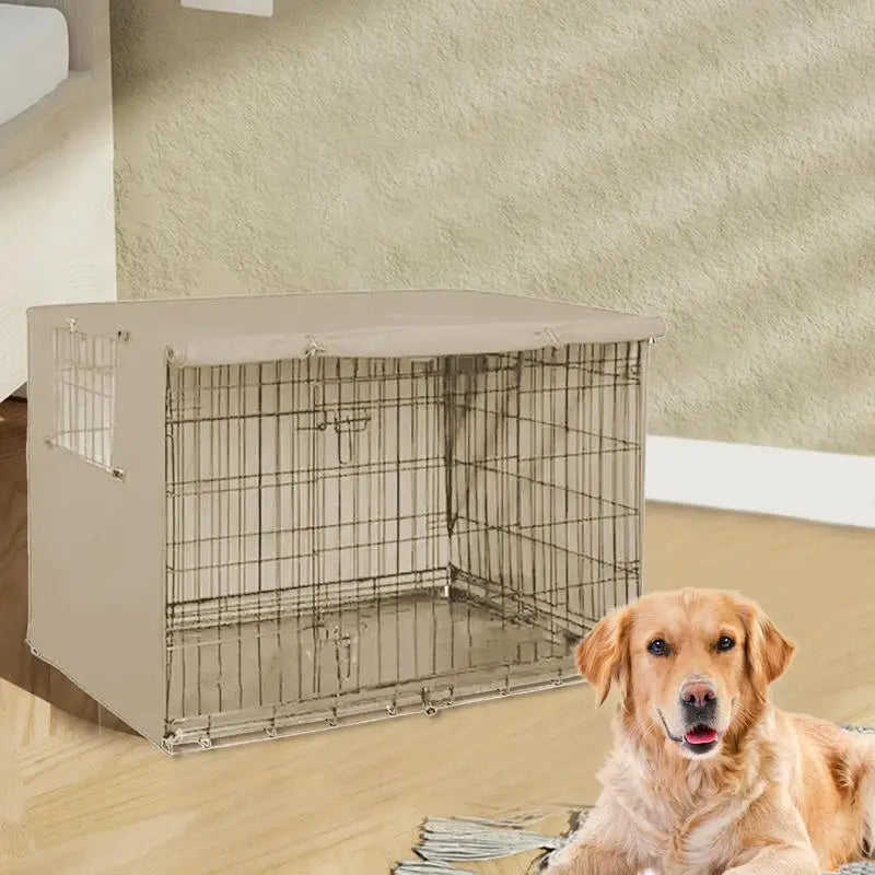 Windproof Oxford Crate Cover - Dog & Cat Cage Cover – photo 4