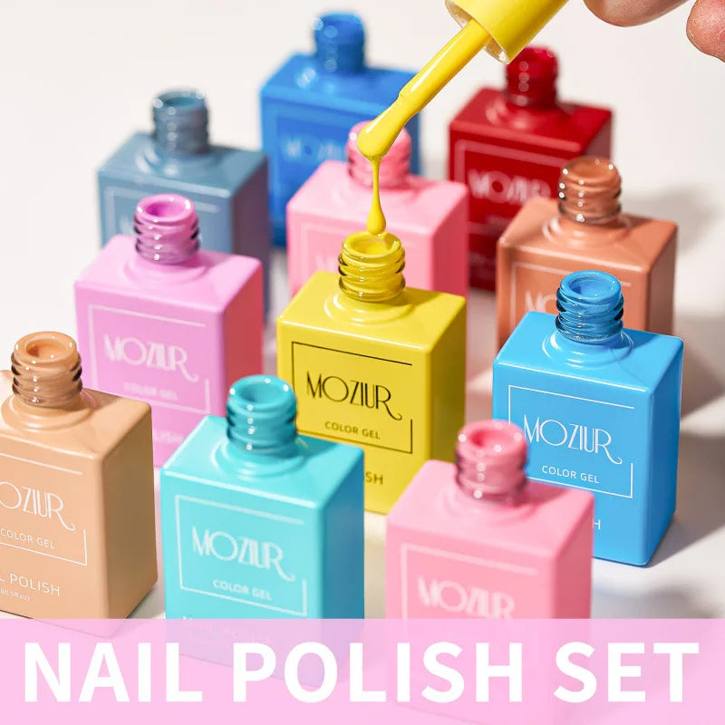Colorful Hot Sale Uv Gel Nail Polish Set Soak Off Gel Nail Polish 15ml Professional Nail Gel Polishes