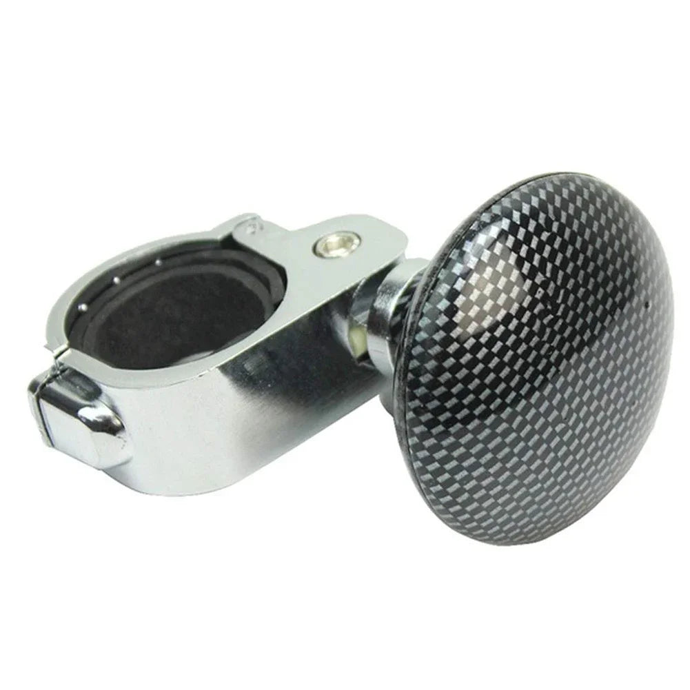 Carbon Fiber Steering Wheel Spinner Knob, Anti-Slip Booster
