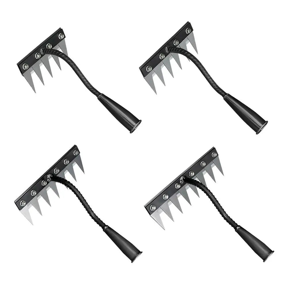 5/6/7/8 Garden Hoe Weeding Tool Digging Wild Vegetables Weeding Loosening Soil Agricultural Farm Tools Menggang Rake Accessories