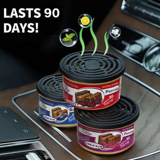 Car Air Fresheners Perfume Car Odor Eliminator Canned Wood Block Long-Lasting Auto Aromatherapy Home Wardrobe Deodorant Supplies