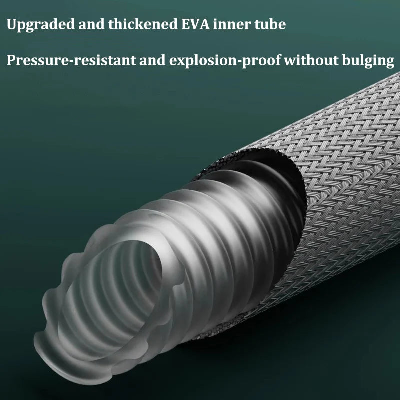 Explosion-proof Connecting Pipe Nylon Rope Braided Shower Pipe 4 Points Universal Water Pipe Hot And Cold Shower Head