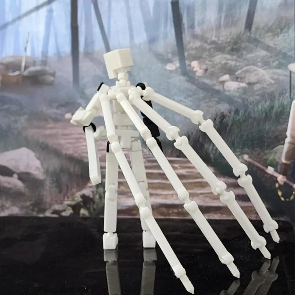 3D Movable Multi-Joint Robot Action Figure — Poseable Desktop Toy & Decor