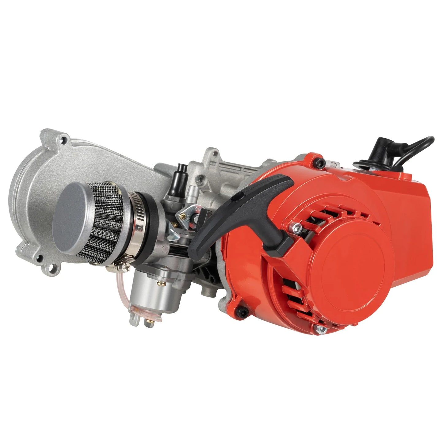 49CC 50CC 2-Stroke Pull Start Engine Motor for Mini Dirt Bike Pocket Bike ATV Scooters 2-Stroke 49CC Gasoline Engine Motor