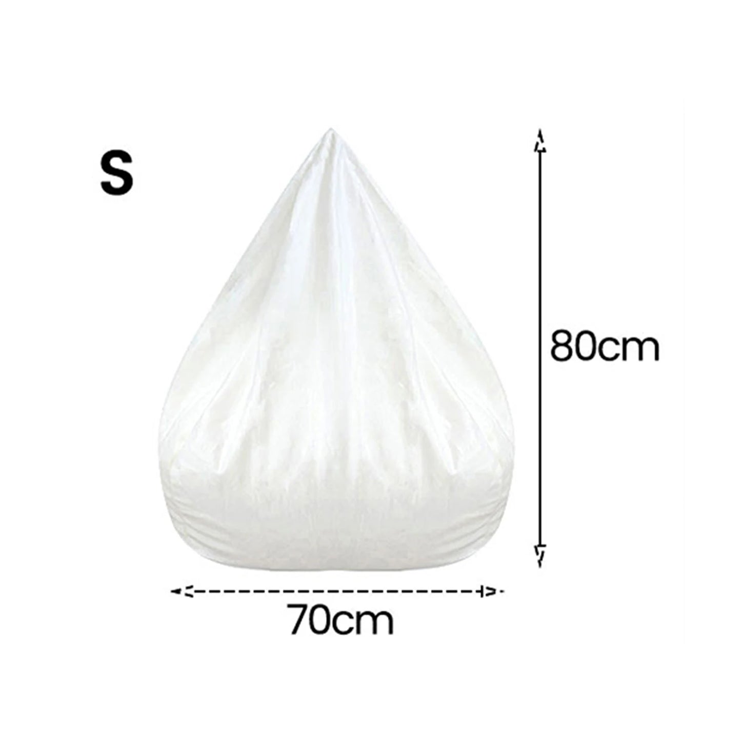 Lazy Sofa Cover Bean Seat Bag Sofa Cover Without Filler Comfortable Beanbags Living Room Pouf Puff Couch Chair Cover Removable