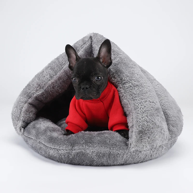 Plush Basket Dog Bed - Washable Bed for Small & Medium Pets – photo 6
