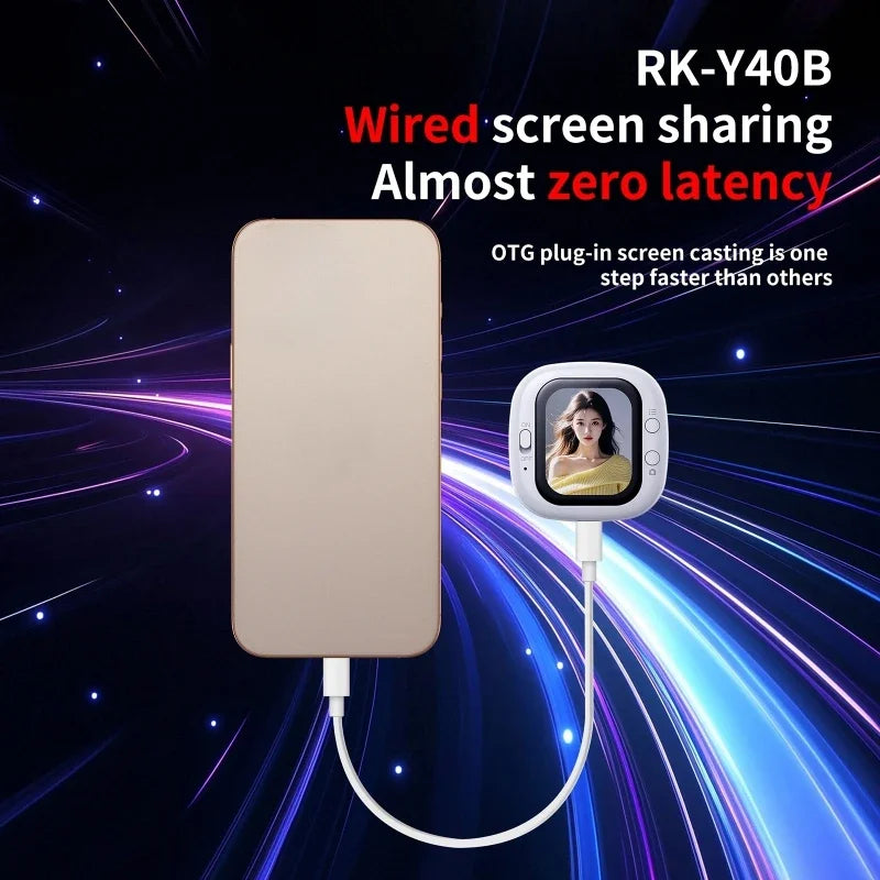 Phone Vlog Selfie Monitor Screen Magnetic Smartphone Rear Camera Selfies Vlogging Live Selfie Screen for iPhone Android