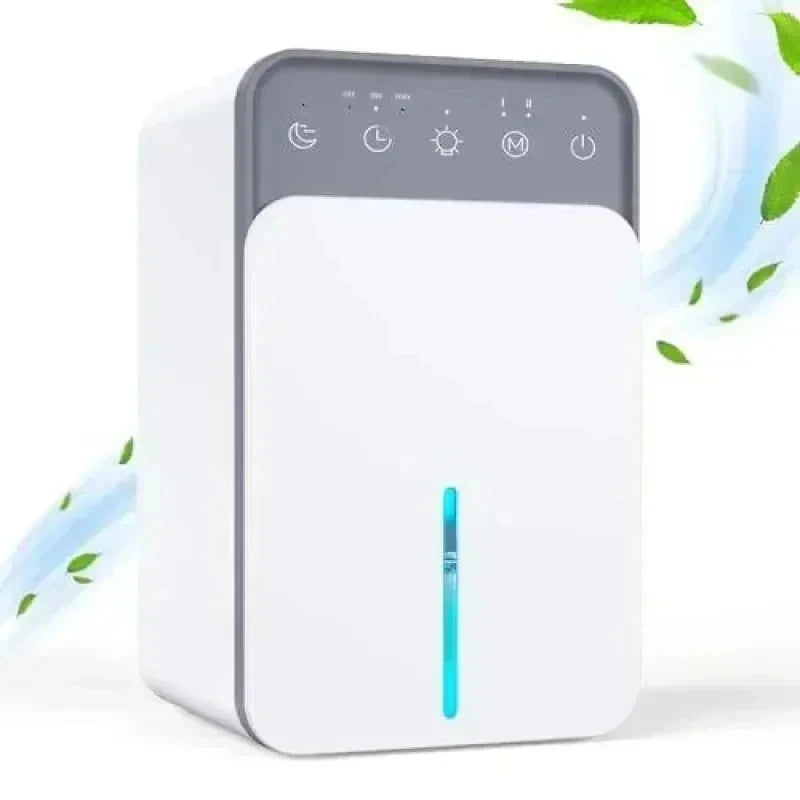 Portable Mini Dehumidifier Smart Sensing Moisture Absorber Odor Remover Reduce Damp Mold For Bedroom Office Indoor Use