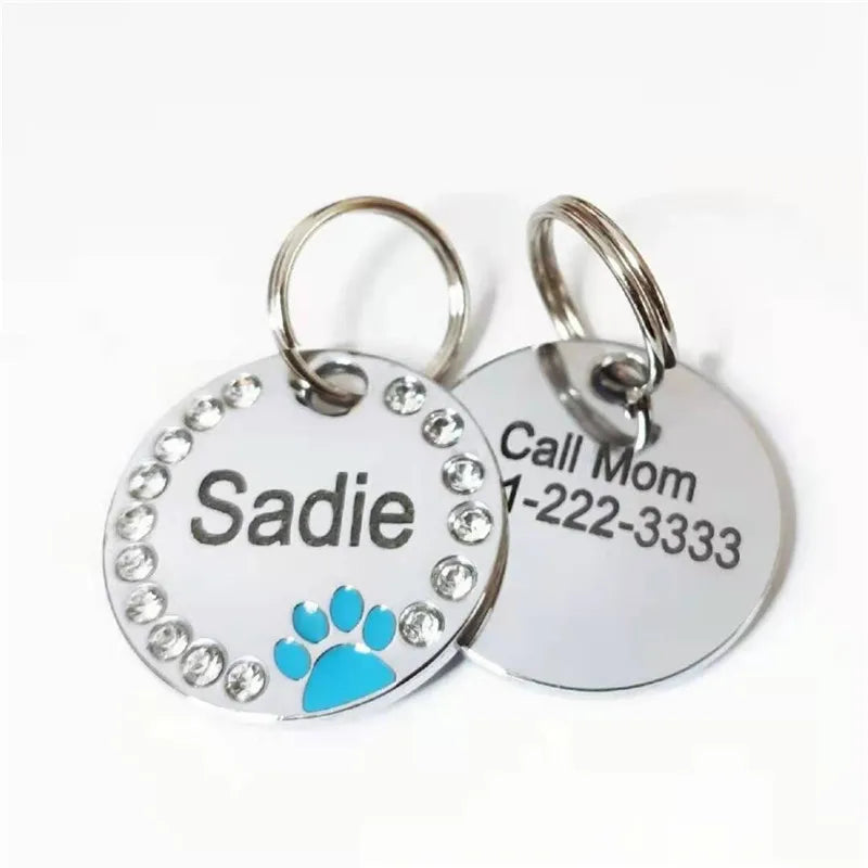 Custom Engraved Dog Tag - Stainless Steel Address & Name Tag – photo 5