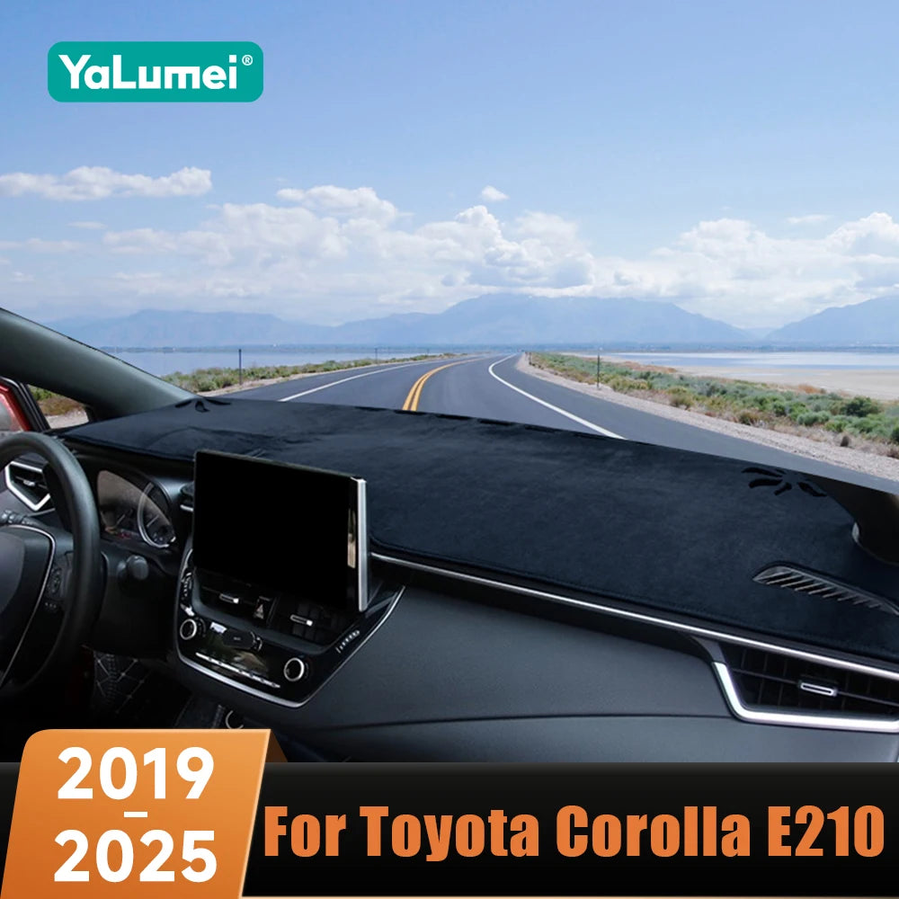 Car Dashboard Cover Avoid Light Pads Anti-UV Non-Slip Mats For Toyota Corolla E210 2019 2020 2021 2022 2023 2024 2025 Hybrid