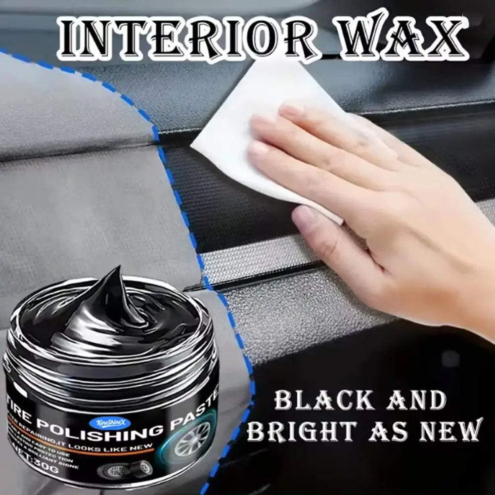Car Interior Scratch Repair Cream — Plastic Polishing Wax for Dashboard & Trim