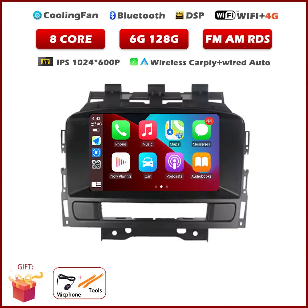 Android Car Stereo for Opel Astra J (2011–2014) & Buick Excelle GT XT — CarPlay, Android Auto, GPS Navigation