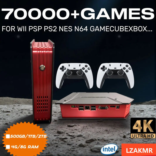X4 Family Dual-System Mini PC Console — i3 CPU, 1TB, 4-Player TV Console
