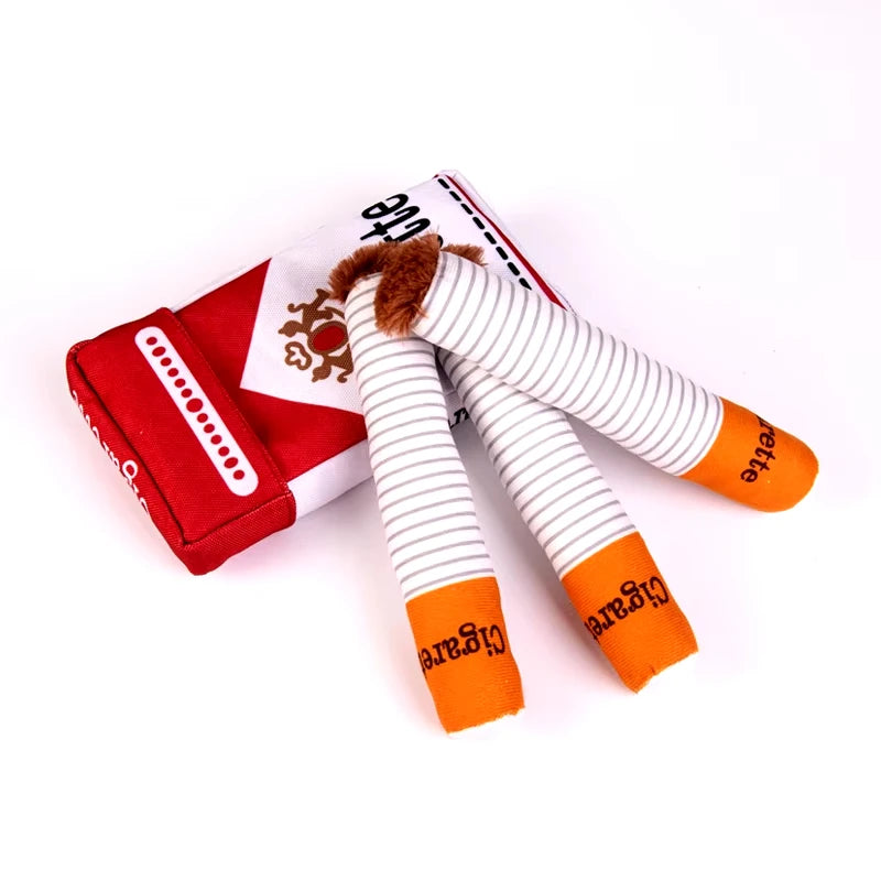 Dog Toy Funny Interactive Plush Dog Toys Creatives Cigarette Design Giggling Chewing Toys For Dog The Perfect Pet Gift
