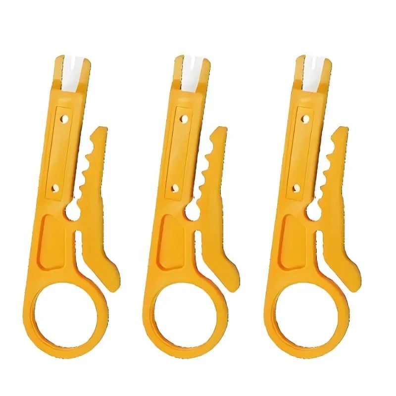 3pcs Mini Portable Wire Stripper Knife Crimping Tool Cable Stripper Knife Cable Tools