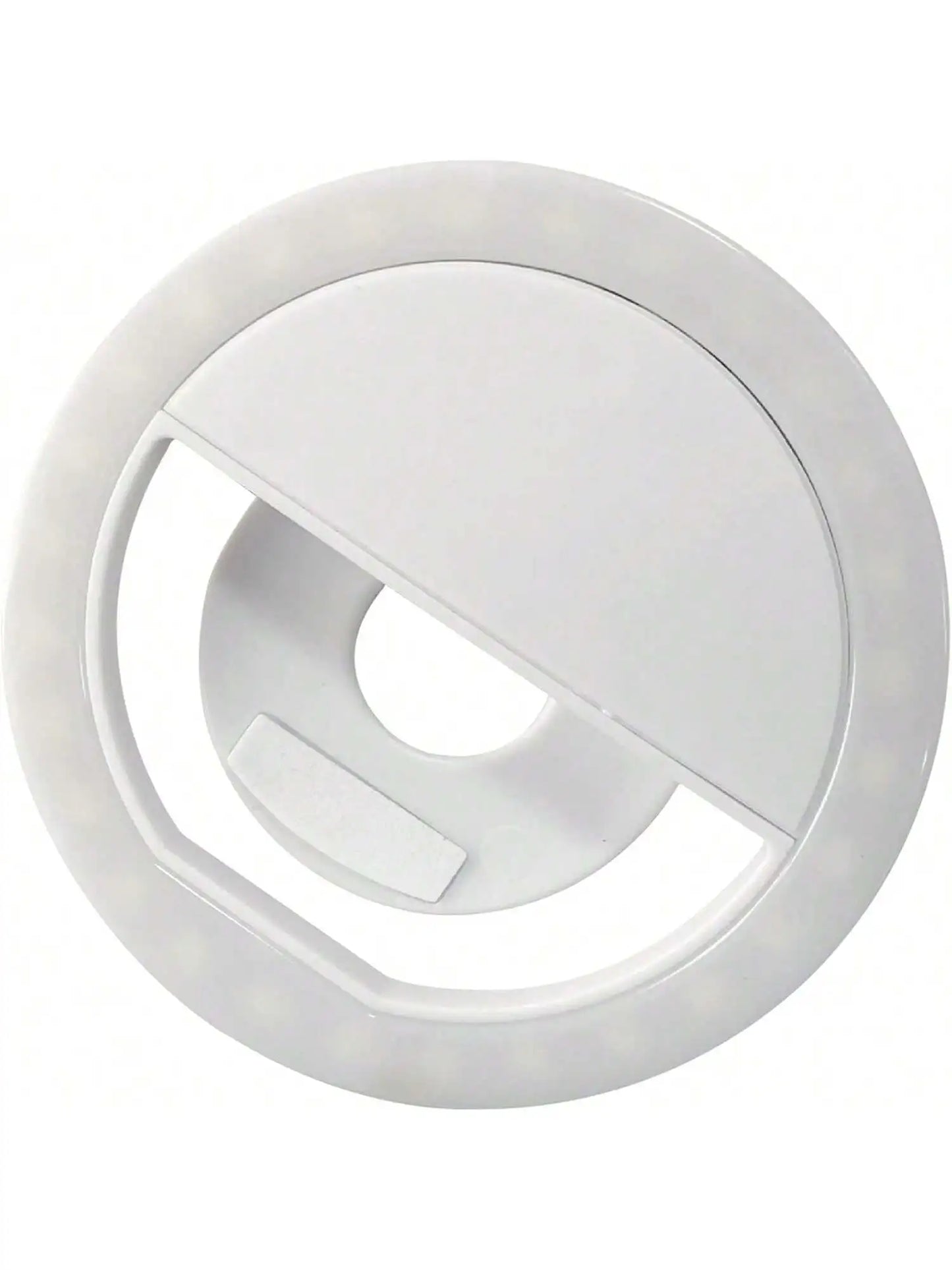 Dry battery Clip selfie ring light, portable LED selfie fill LED light, mobile live streaming video mini flash LED light, night