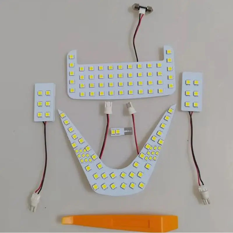 For Toyota C-HR CHR 5Pcs/set 12V White LED Interior Reading Lights 6000K LED Light Ceiling Interior Signal Lamp